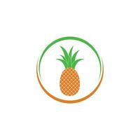 Ananas Symbol Vektor Illustration Design