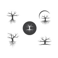 Baum ohne Blatt Symbol Logo Vorlage Vektor