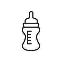 Baby Flasche Symbol Design Vektor Vorlagen