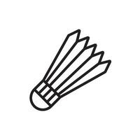 Badminton Symbol Vektor Design Vorlagen