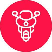 Motorrad kreativ Symbol Design vektor