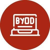 byod Tour kreativ Symbol Design vektor