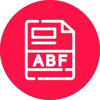 abf kreativ Symbol Design vektor