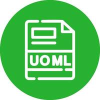 uoml kreativ Symbol Design vektor