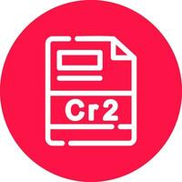 cr2 kreativ Symbol Design vektor