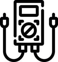 Multimeter kreatives Icon-Design vektor