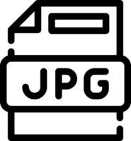 jpg-Datei kreatives Icon-Design vektor