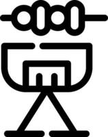 BBQ kreatives Icon-Design vektor