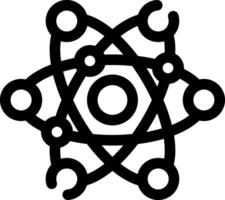 Physik kreativ Symbol Design vektor