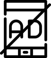 Nein Anzeige kreativ Symbol Design vektor