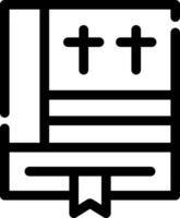 Bibel kreativ Symbol Design vektor