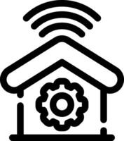 Zuhause Automatisierung kreativ Symbol Design vektor