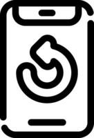 wiederholen kreativ Symbol Design vektor