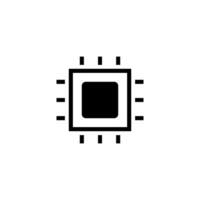 Chip Symbol Vektor Design Vorlagen