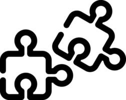 Puzzle Stück kreativ Symbol Design vektor