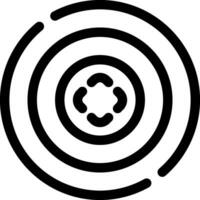 bullseye kreativ Symbol Design vektor