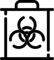 biohazard kreativ ikon design vektor