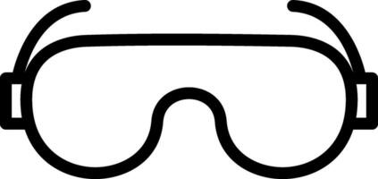 Labor Brille kreativ Symbol Design vektor