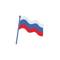 russische Flagge Symbol Logo Vektor