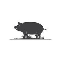 Schwein Vektor Symbol Illustration Design