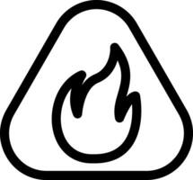 Flamme kreatives Icon-Design vektor