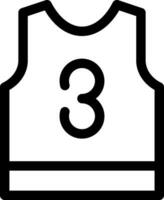 Basketball Jersey kreativ Symbol Design vektor