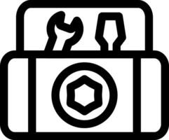 Toolbox kreatives Icon-Design vektor