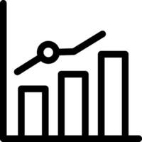 Wachstumsdiagramm kreatives Icon-Design vektor