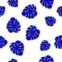 blau-weißes Stoffmuster für Geschenkpapier, Textil. vektor