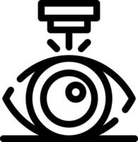 Laser- Vision Korrektur kreativ Symbol Design vektor