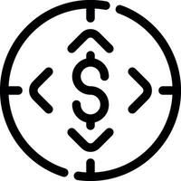 Finanzierung Tor kreativ Symbol Design vektor