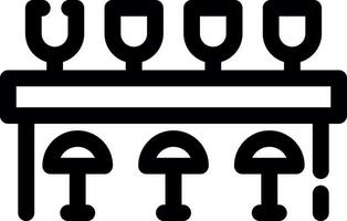 Bartheke kreatives Icon-Design vektor