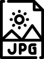 jpg-Datei kreatives Icon-Design vektor