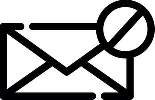 E-Mail-Block kreatives Icon-Design vektor