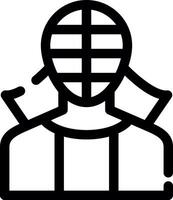 Kendo kreatives Icon-Design vektor