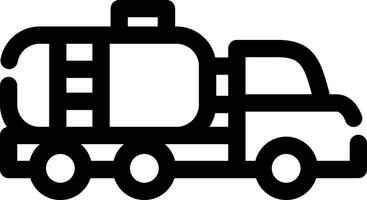 Tankwagen kreatives Icon-Design vektor