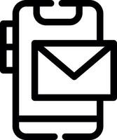 E-Mail kreatives Icon-Design vektor