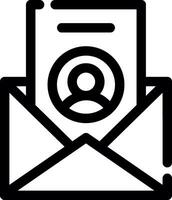 E-Mail kreatives Icon-Design vektor