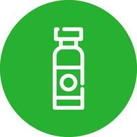 Wasserflasche kreatives Icon-Design vektor