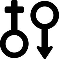 solide Symbol zum travesti vektor