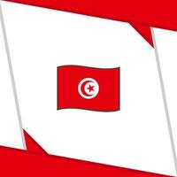 tunisien flagga abstrakt bakgrund design mall. tunisien oberoende dag baner social media posta. tunisien oberoende dag vektor