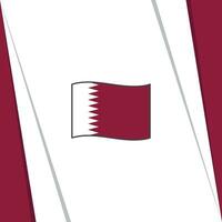 qatar flagga abstrakt bakgrund design mall. qatar oberoende dag baner social media posta. qatar oberoende dag vektor
