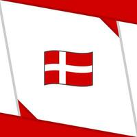 Dänemark Flagge abstrakt Hintergrund Design Vorlage. Dänemark Unabhängigkeit Tag Banner Sozial Medien Post. Dänemark Unabhängigkeit Tag vektor