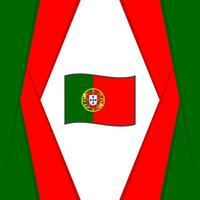 portugal flagga abstrakt bakgrund design mall. portugal oberoende dag baner social media posta. portugal design vektor