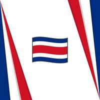 Costa Rica Flagge abstrakt Hintergrund Design Vorlage. Costa Rica Unabhängigkeit Tag Banner Sozial Medien Post. Costa Rica Flagge vektor