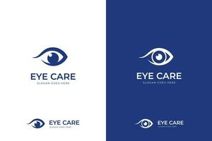 kreativ Auge Pflege Logo Symbol Design Vorlage vektor