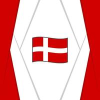 Danmark flagga abstrakt bakgrund design mall. Danmark oberoende dag baner social media posta. Danmark bakgrund vektor