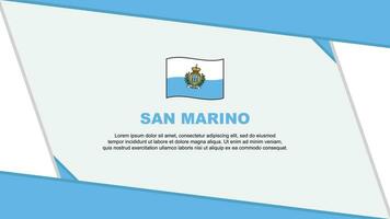 san Marino Flagge abstrakt Hintergrund Design Vorlage. san Marino Unabhängigkeit Tag Banner Karikatur Vektor Illustration. san Marino Unabhängigkeit Tag