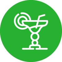 kreatives Icon-Design für Cocktails vektor