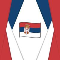 serbia flagga abstrakt bakgrund design mall. serbia oberoende dag baner social media posta. serbia design vektor